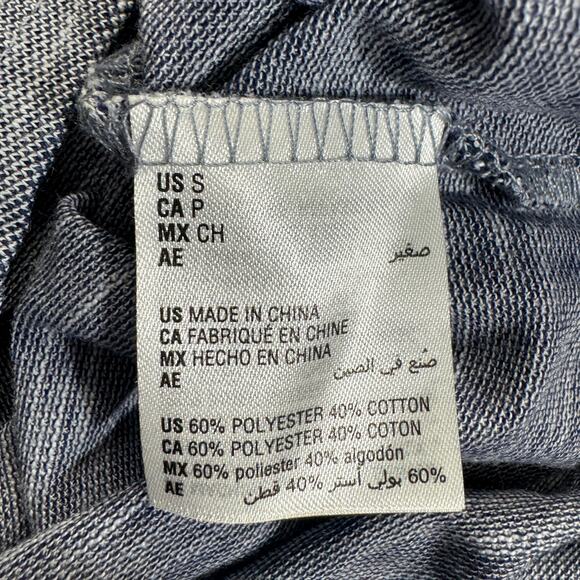 And Now This Mens Henley Shirt Size Small Blue Short Sleeve Knit Pullover‎ New - Picture 7 of 9